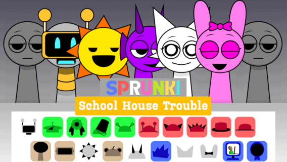 Sprunki School House Trouble Mod