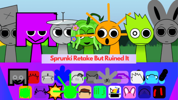 Sprunki Retake But Ruined It Mod