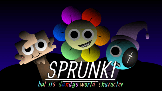 Sprunki but Dandy's World Characters Mod