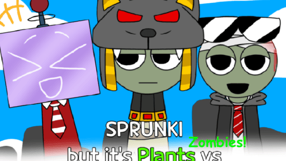 Sprunki PvZ (Plant vs Zombies) Mod