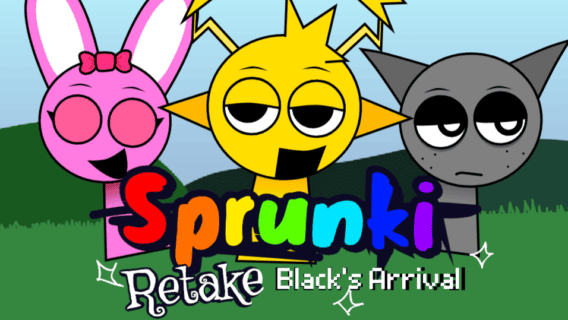 Sprunki Retake: Black's Arrival Mod